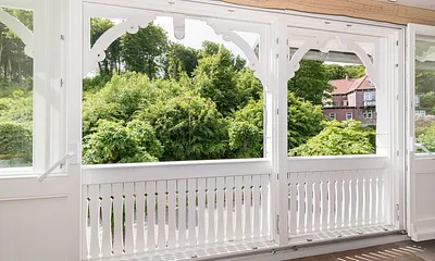 Blick aus dem Wintergarten