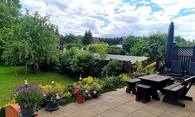 Sitzplatz auf der Terrasse 