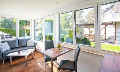 schöner Wintergarten