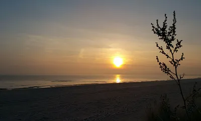 Sonnenaufgang am Heringsdorfer Strand