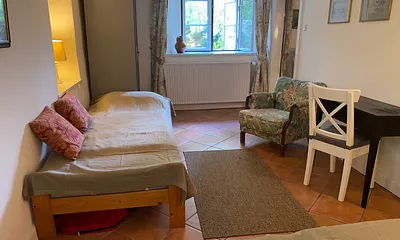 Schlafzimmer 2 mit zusätzlichem Einzelbett