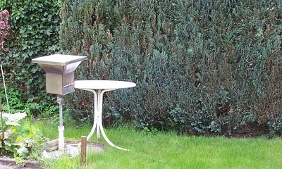 Grillmöglichkeit neben der Terrasse