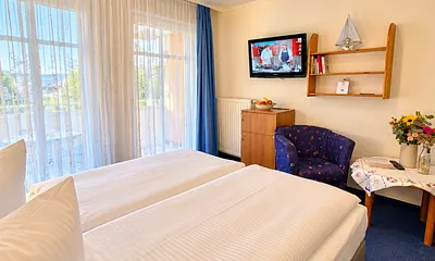 Komfortables Doppelzimmer mit Balkon