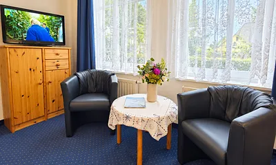 Komfortables Doppelzimmer mit Schlafcouch