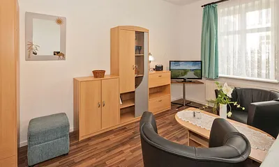 Wohnraum mit Schlafcouch