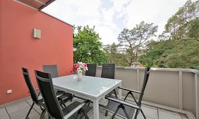 Balkon vom Wohnbereich