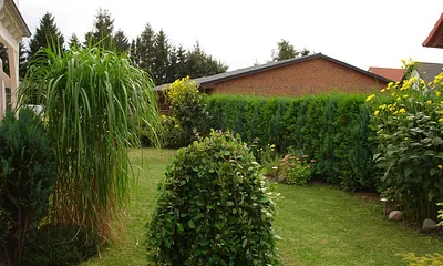 Blick in den großzügigen Garten, Grillmöglichkeit vorhanden