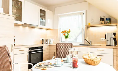 Frühstück in der Küche