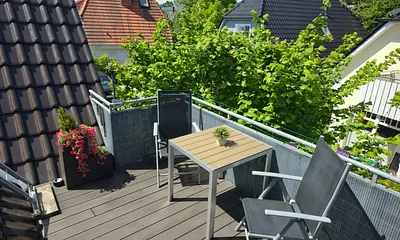 Sonnige Dachterrasse