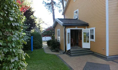 Blick in den Wintergarten Ferienhaus Tabea