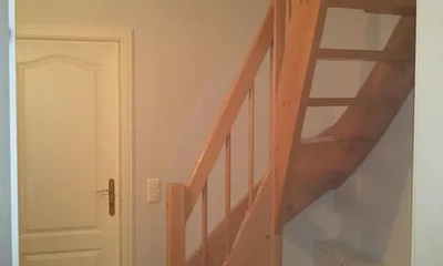 Treppe zum Mansardenzimmer 