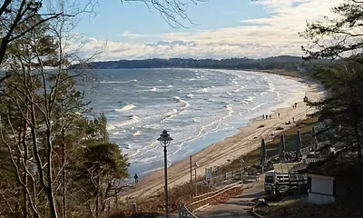 Baabe liegt an einer der schönsten Buchten Rügens