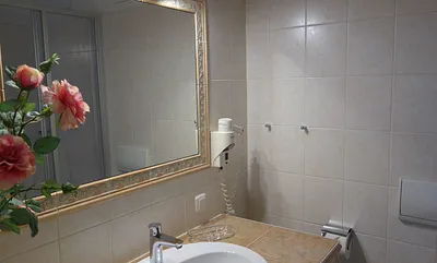 Bad mit WC und Dusche