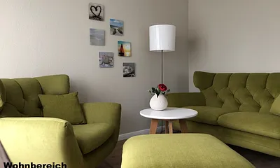 alles gemütlich und sauber, mit Strandhausflair