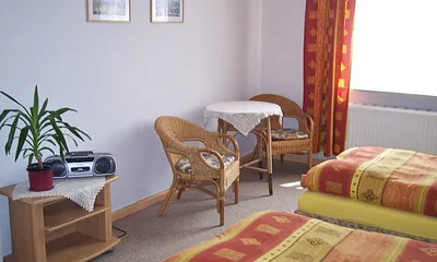 Sitzgelegenheit im zweiten Schlafzimmer