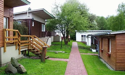 Blick in die Wohnanlage