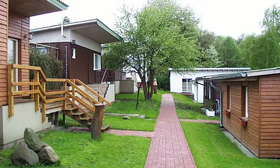 Blick in die Wohnanlage