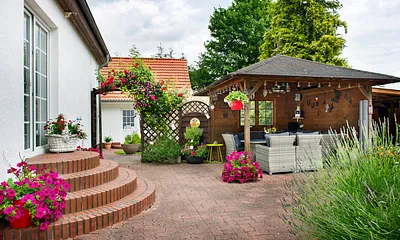 Hier können Sie am Abend den Tag beim Grillen ausklingen lassen