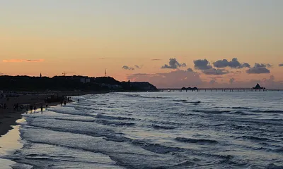 Sonnenuntergang am Ahlbecker Strand