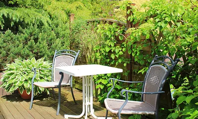 Terasse mit Sitzplatz