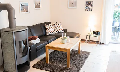 Gemütlichkeit Sofalandschaft mit Kamin