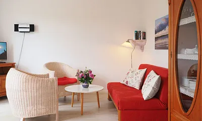 Gemütliches Wohnzimmer in der  "Scheune"