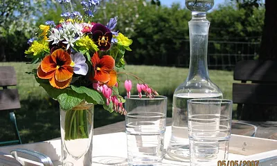 Herrliche Sonne im großen Spielgarten genießen
