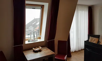 Der kleine Essplatz mit Aussicht