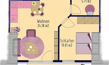 Grundriss erste Ebene