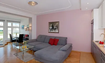 Wohn-, Ess- und Kochbereich