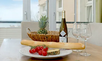 Essbereich mit Meerblick