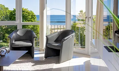 Villa Louise - an der Strandpromenade m. Meerblick, 3-Zimmer-Apartment (Nr. 9)