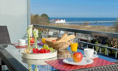 Balkon mit Meerblick