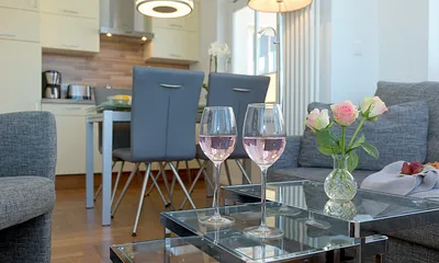 Wohn-, Ess- und Kochbereich