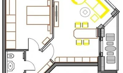 Grundriss mit Raumaufteilung