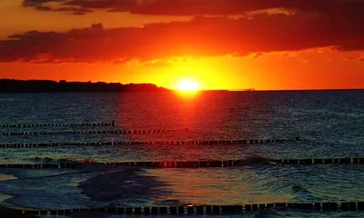 Sonnenuntergang Heiligendamm