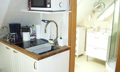 kl. Küchenzeile Balkonappartement