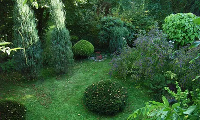 Blick zur Parkanlage