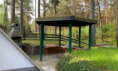 Grillecke mit Pavillon