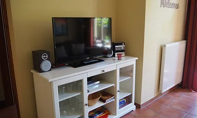 Fernseher, DVD und Hifi-Anlage, Telefon und Internet mit W-Lan kostenlos zur Verfügung