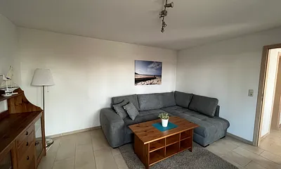 Wohnzimmer mit Schlafcouch