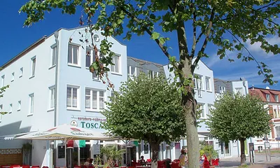 Italienisches Restaurant im Haus, sehr gute Küche