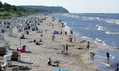 Im Hochsommer am Strand