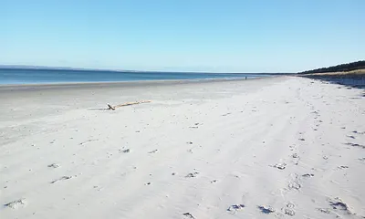 Ostseestrand im Winter