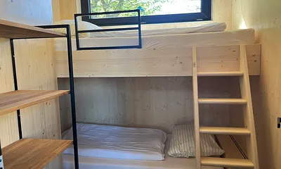 Schlafzimmer mit Dopplstockbett 