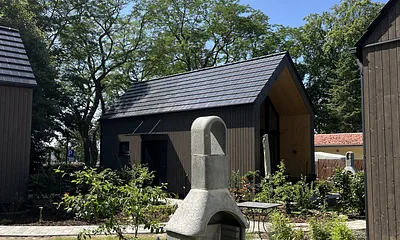 Anlage Lodges mit Grillgelegenheit für Haus 1 und 2