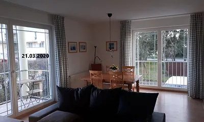 Essbereich im Wohnzimmer