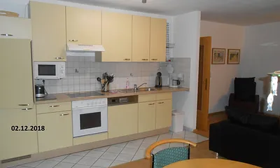 Küchenbereich im Wohnzimmer