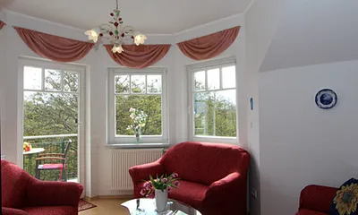 Wohnbereich mit Balkon