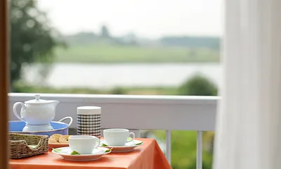 Seeblick vom Balkon - Süd-/Westausrichtung